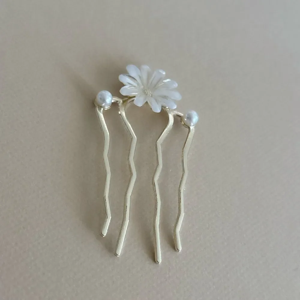 Flower hair pin S803